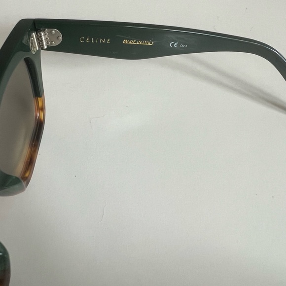 CELINE CAT EYE S004 SUNGLASSES IN ACETATE
DARK GREEN / HAVANA - Picture 3 of 10